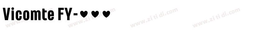 Vicomte FY字体转换